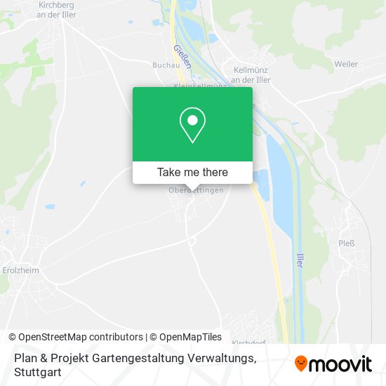 Plan & Projekt Gartengestaltung Verwaltungs map