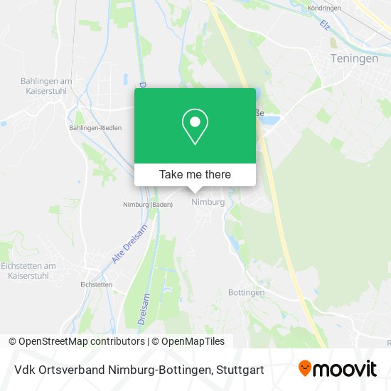 Vdk Ortsverband Nimburg-Bottingen map