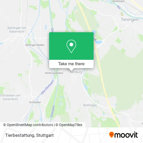 Карта Tierbestattung