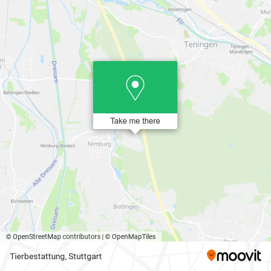 Карта Tierbestattung