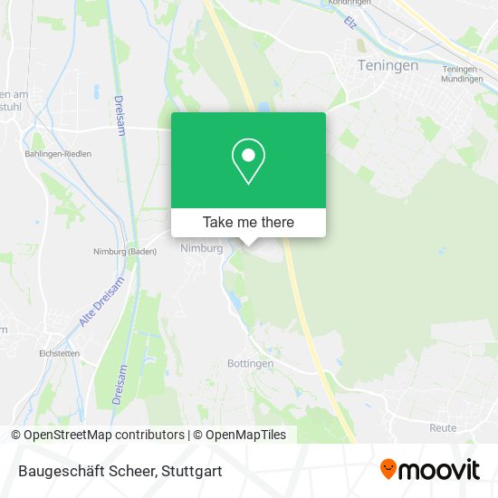 Baugeschäft Scheer map