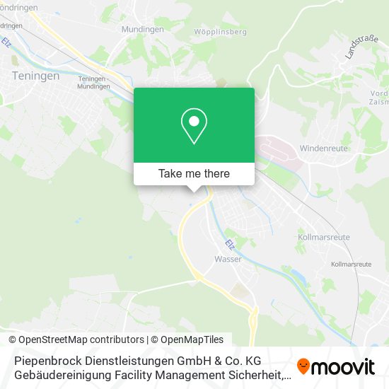 Piepenbrock Dienstleistungen GmbH & Co. KG Gebäudereinigung Facility Management Sicherheit map