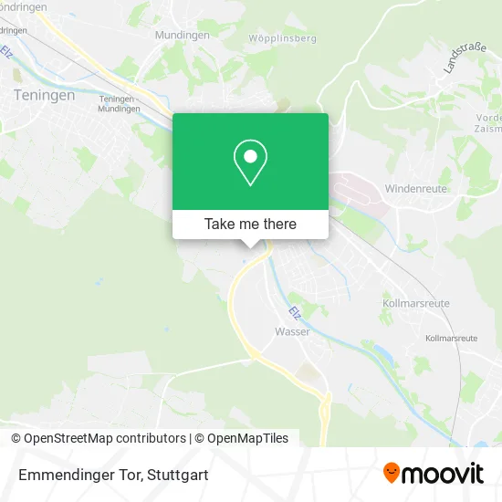 Карта Emmendinger Tor