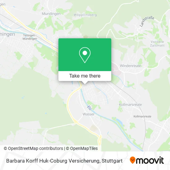 Карта Barbara Korff Huk-Coburg Versicherung