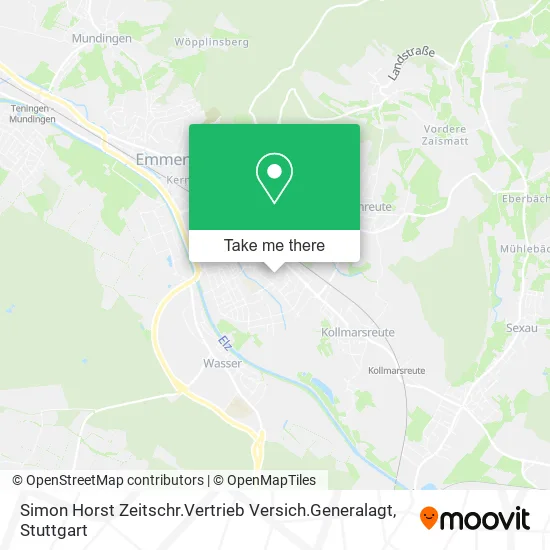 Simon Horst Zeitschr.Vertrieb Versich.Generalagt map