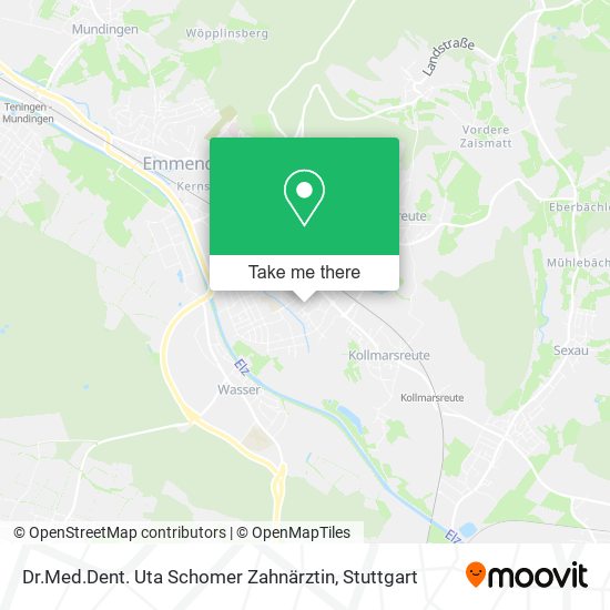 Dr.Med.Dent. Uta Schomer Zahnärztin map
