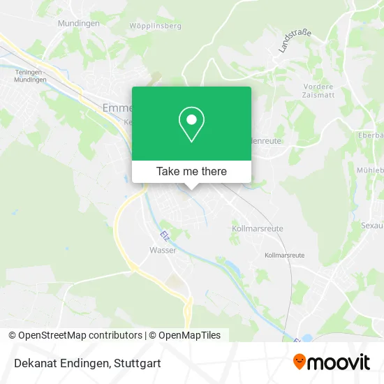 Карта Dekanat Endingen
