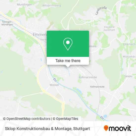 Карта Sklop Konstruktionsbau & Montage