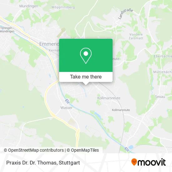 Карта Praxis Dr. Dr. Thomas