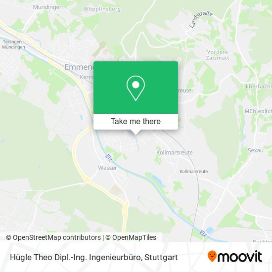 Карта Hügle Theo Dipl.-Ing. Ingenieurbüro