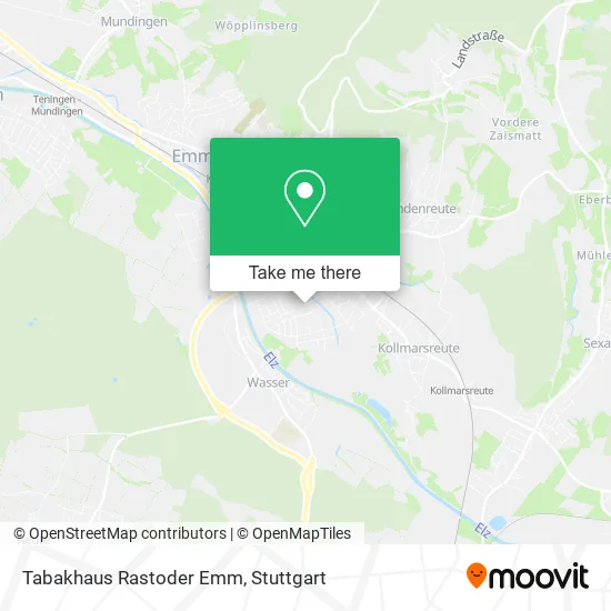 Карта Tabakhaus Rastoder Emm