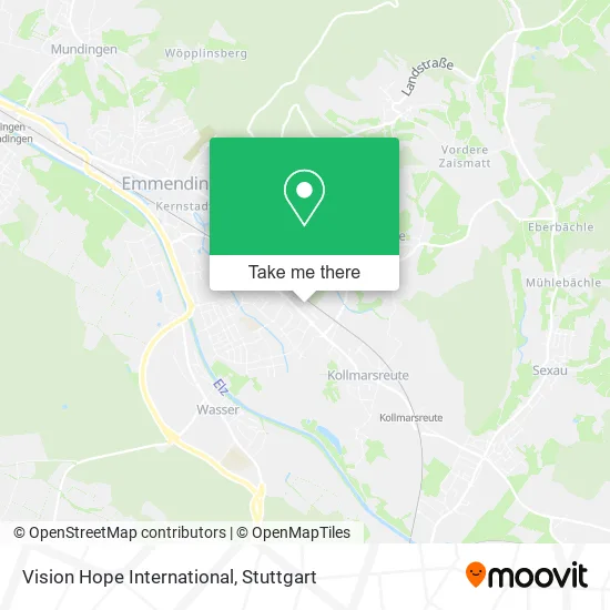 Карта Vision Hope International