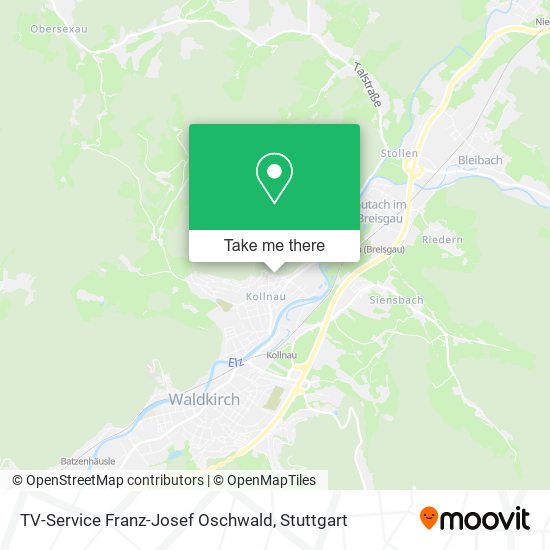 TV-Service Franz-Josef Oschwald map