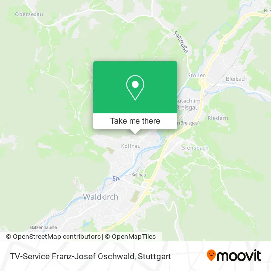 Карта TV-Service Franz-Josef Oschwald