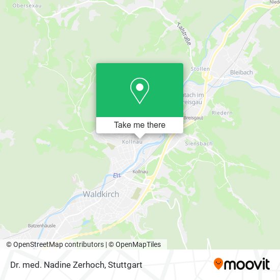 Dr. med. Nadine Zerhoch map