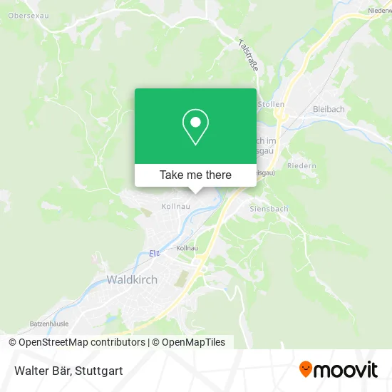 Карта Walter Bär