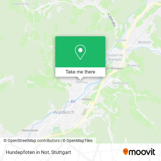 Карта Hundepfoten in Not