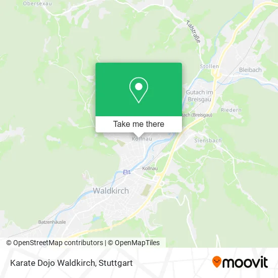 Карта Karate Dojo Waldkirch