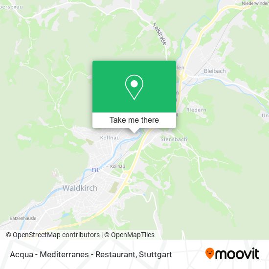 Acqua - Mediterranes - Restaurant map