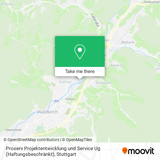 Карта Proserv Projektentwicklung und Service Ug (Haftungsbeschränkt)