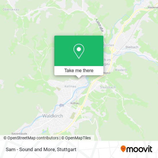 Sam - Sound and More map