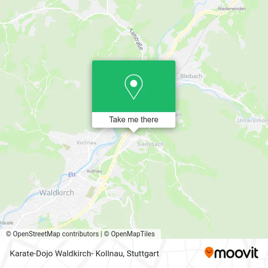 Карта Karate-Dojo Waldkirch- Kollnau