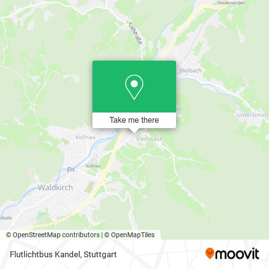 Flutlichtbus Kandel map