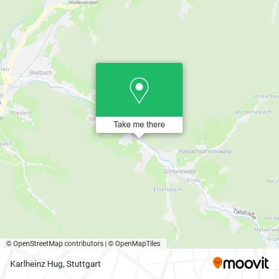 Карта Karlheinz Hug