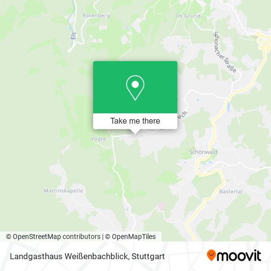 Landgasthaus Weißenbachblick map