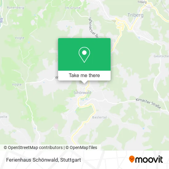 Карта Ferienhaus Schönwald