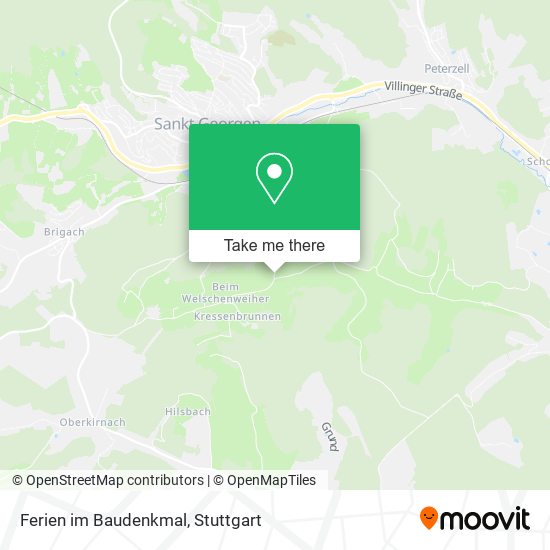 Ferien im Baudenkmal map