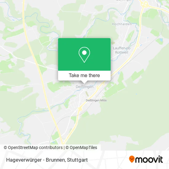 Карта Hageverwürger - Brunnen