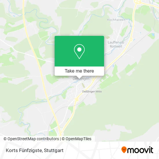 Карта Korts Fünfzigste