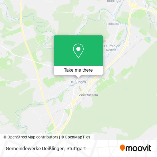 Карта Gemeindewerke Deißlingen