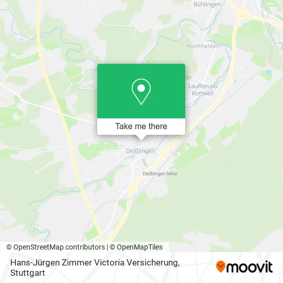 Карта Hans-Jürgen Zimmer Victoria Versicherung
