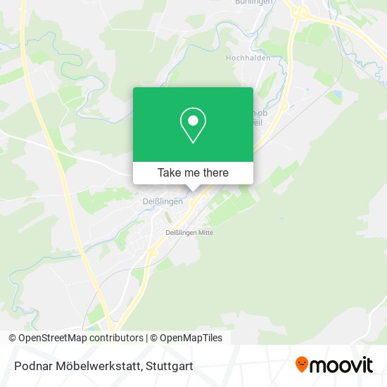 Podnar Möbelwerkstatt map