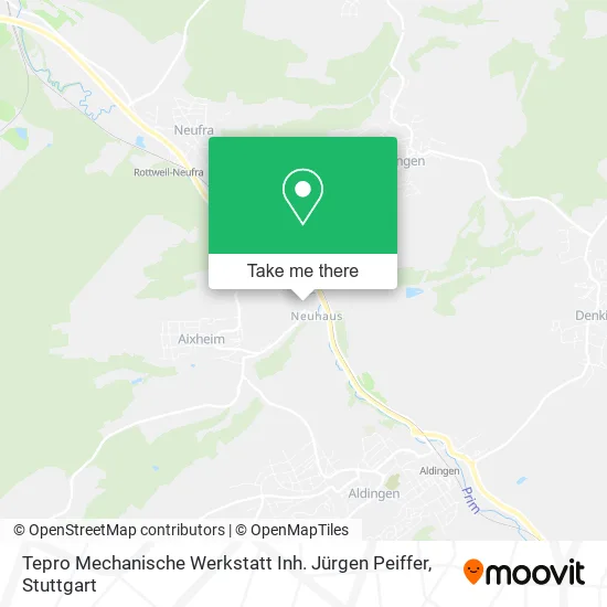 Карта Tepro Mechanische Werkstatt Inh. Jürgen Peiffer
