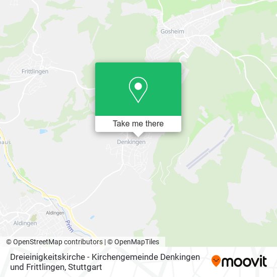 Dreieinigkeitskirche - Kirchengemeinde Denkingen und Frittlingen map