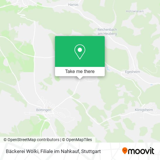 Bäckerei Wölki, Filiale im Nahkauf map