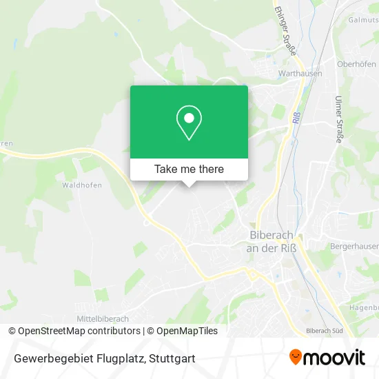 Карта Gewerbegebiet Flugplatz