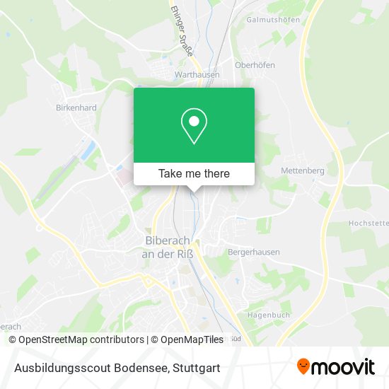 Ausbildungsscout Bodensee map