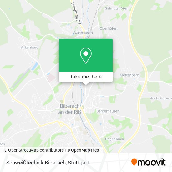 Schweißtechnik Biberach map