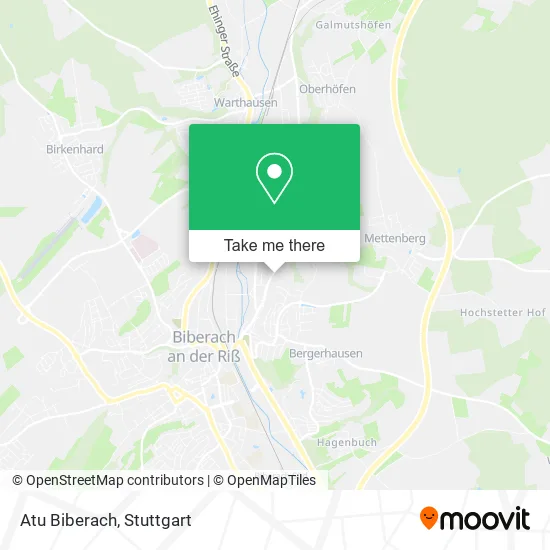 Карта Atu Biberach