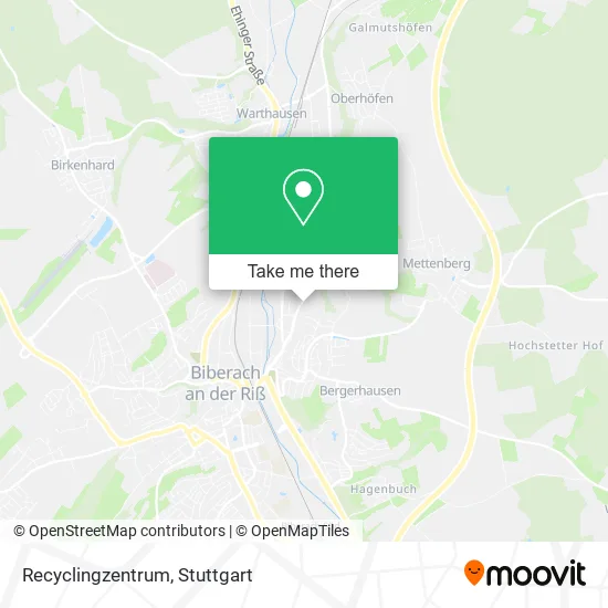 Карта Recyclingzentrum
