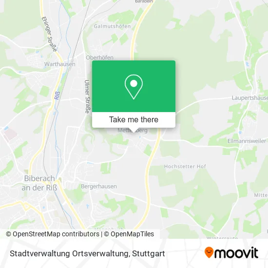 Карта Stadtverwaltung Ortsverwaltung