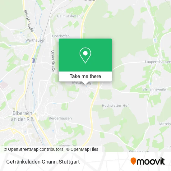 Карта Getränkeladen Gnann