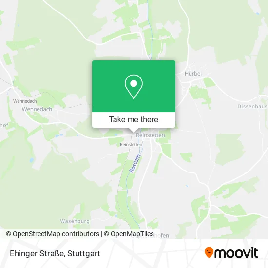 Карта Ehinger Straße