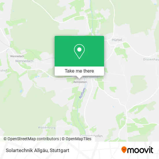 Карта Solartechnik Allgäu