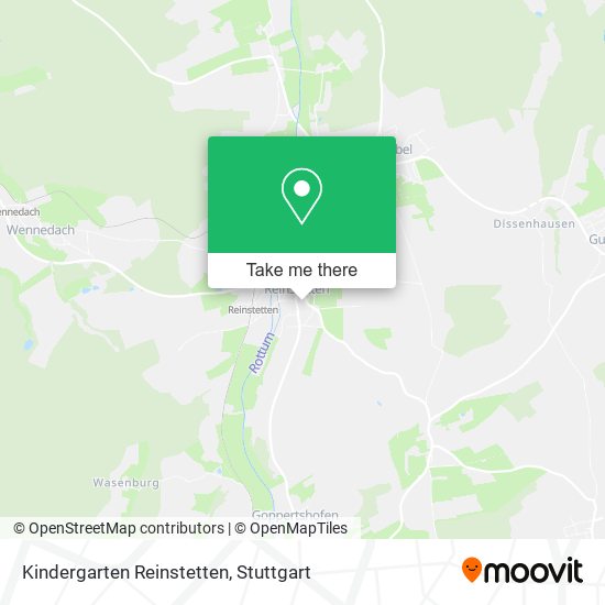 Kindergarten Reinstetten map