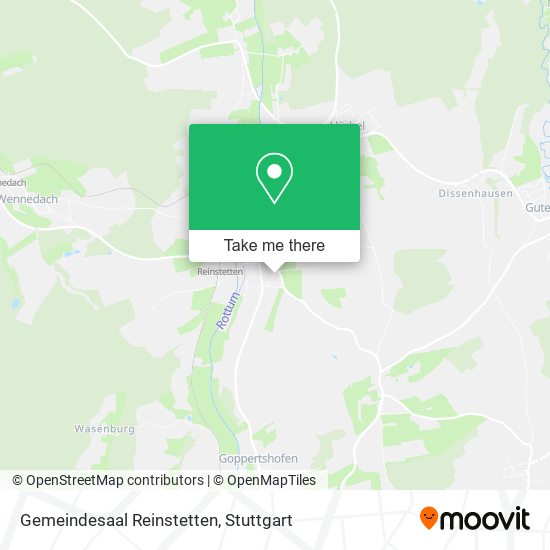 Gemeindesaal Reinstetten map